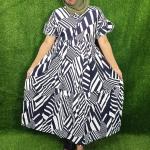 Zebra print vacation style nighty