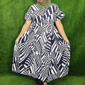 Zebra print vacation style nighty