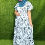 Blue colour ghagara style nighty