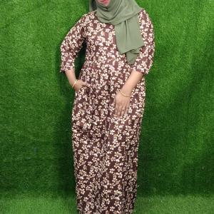 Small floral cotton gown nighty