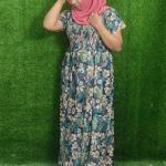 Peacock blue frock style nighty