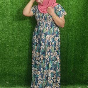 Peacock blue frock style nighty